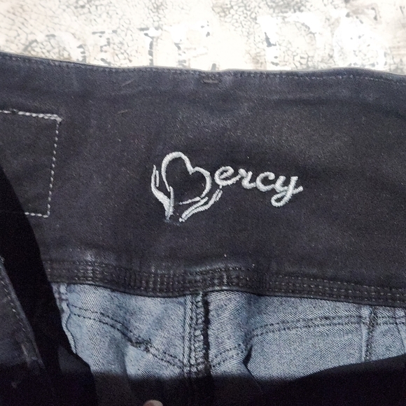 MERCY 100% Authentic Colombian Push Up Butt Lift Blue Jeans Size 7 Juniors - Picture 5 of 7